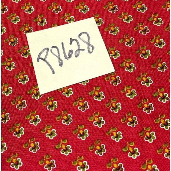 Windham Fabrics Baltimore Album Mary Koval Red Fabric 1/2 yard 44" Cotton Quilt - Picture 11 of 13